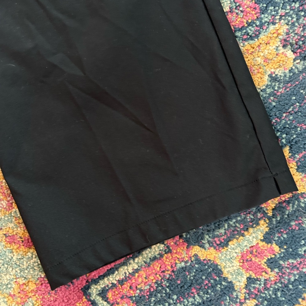 Nike | Women's Black Dri-FIT Golf Pants Ankle Slits Black Embroidered Logo Sz 16 - Picture 9 of 16